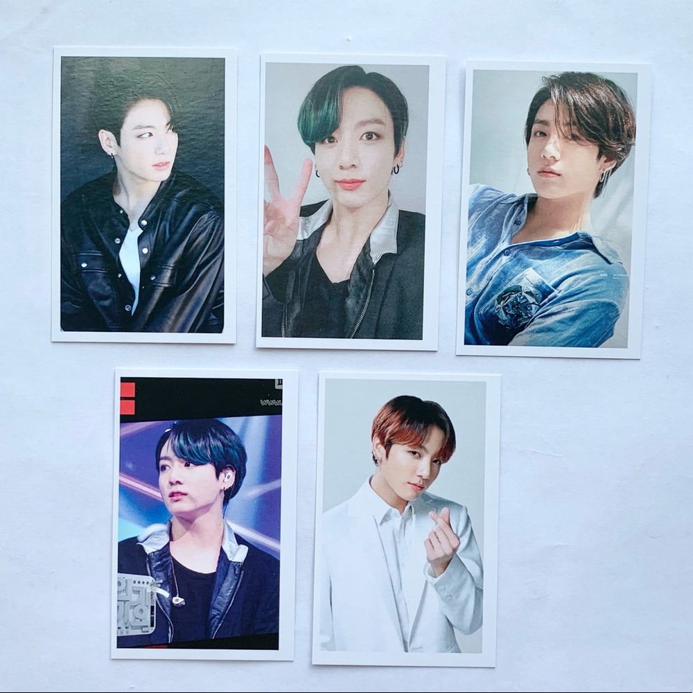 Jungkook BTS Bangtan Boys Photocards Lot of 5